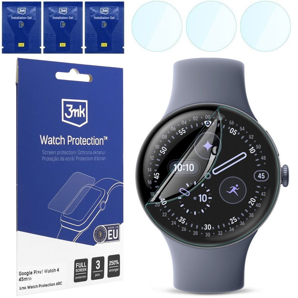 3x Folia Hydrożelowa 3mk Watch Protection do Google Pixel Watch 4 45mm