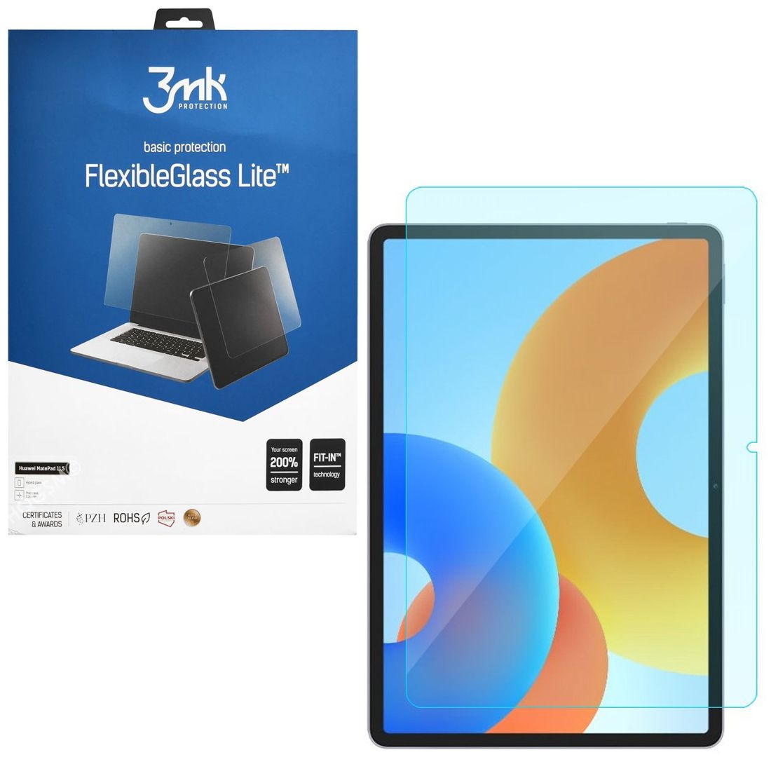 3mk Flexible Glass Lite | Nietłukące Szkło Hybrydowe do Huawei MatePad 11.5