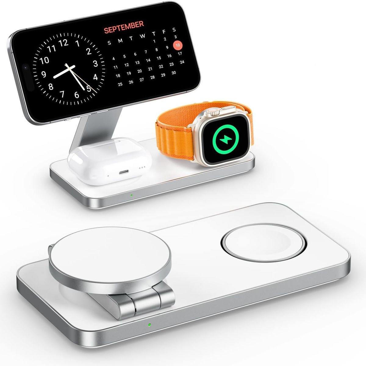 Bezprzewodowa Ładowarka z MagSafe 3w1 | Qi 15W do Apple iPhone Watch AirPods