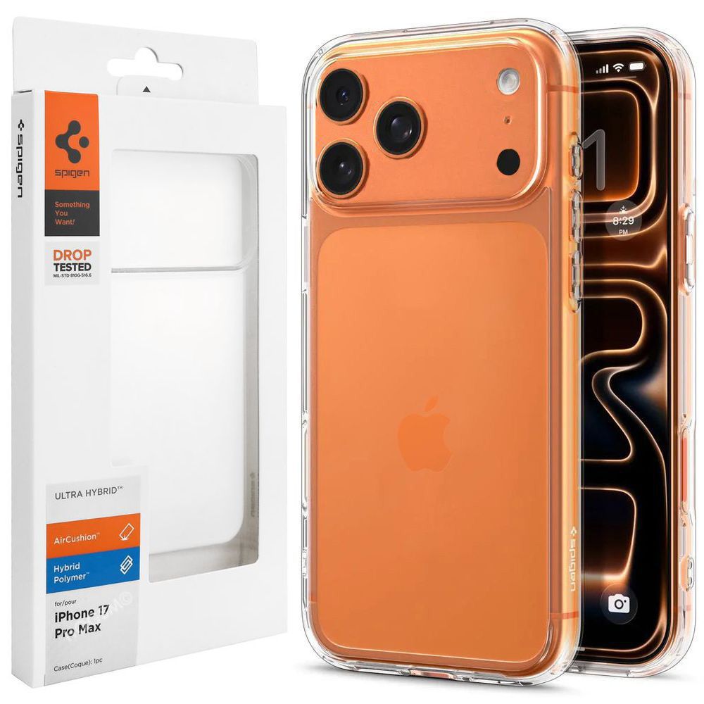 Etui SPIGEN Ultra Hybrid | Crystal Clear do Apple iPhone 17 Pro Max