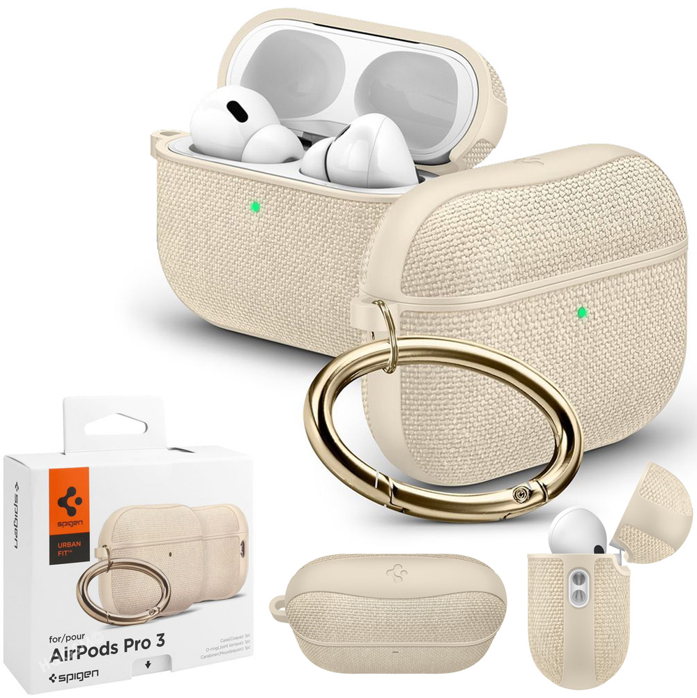 Etui SPIGEN Urban Fit | Dune Beige do Apple AirPods Pro 3