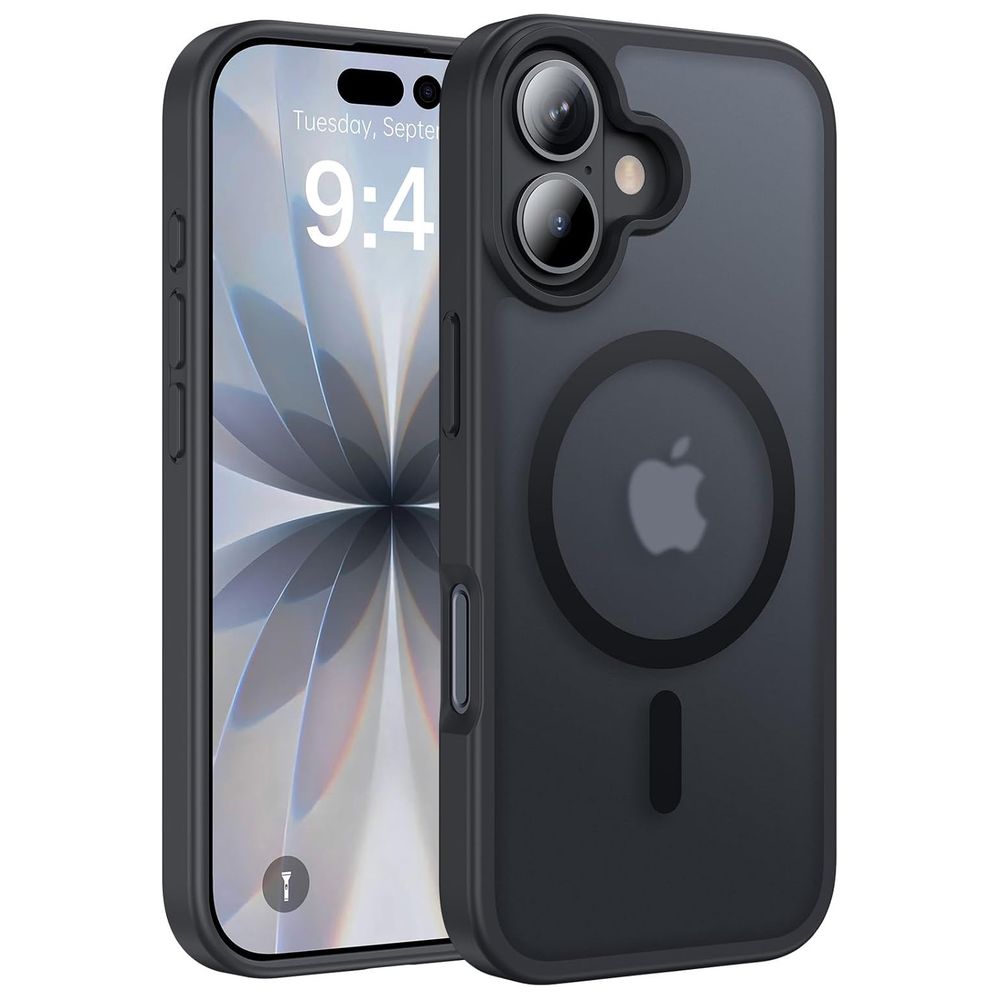 Etui Hybrydowe Matte Case z MagSafe | Black do Apple iPhone 17 |