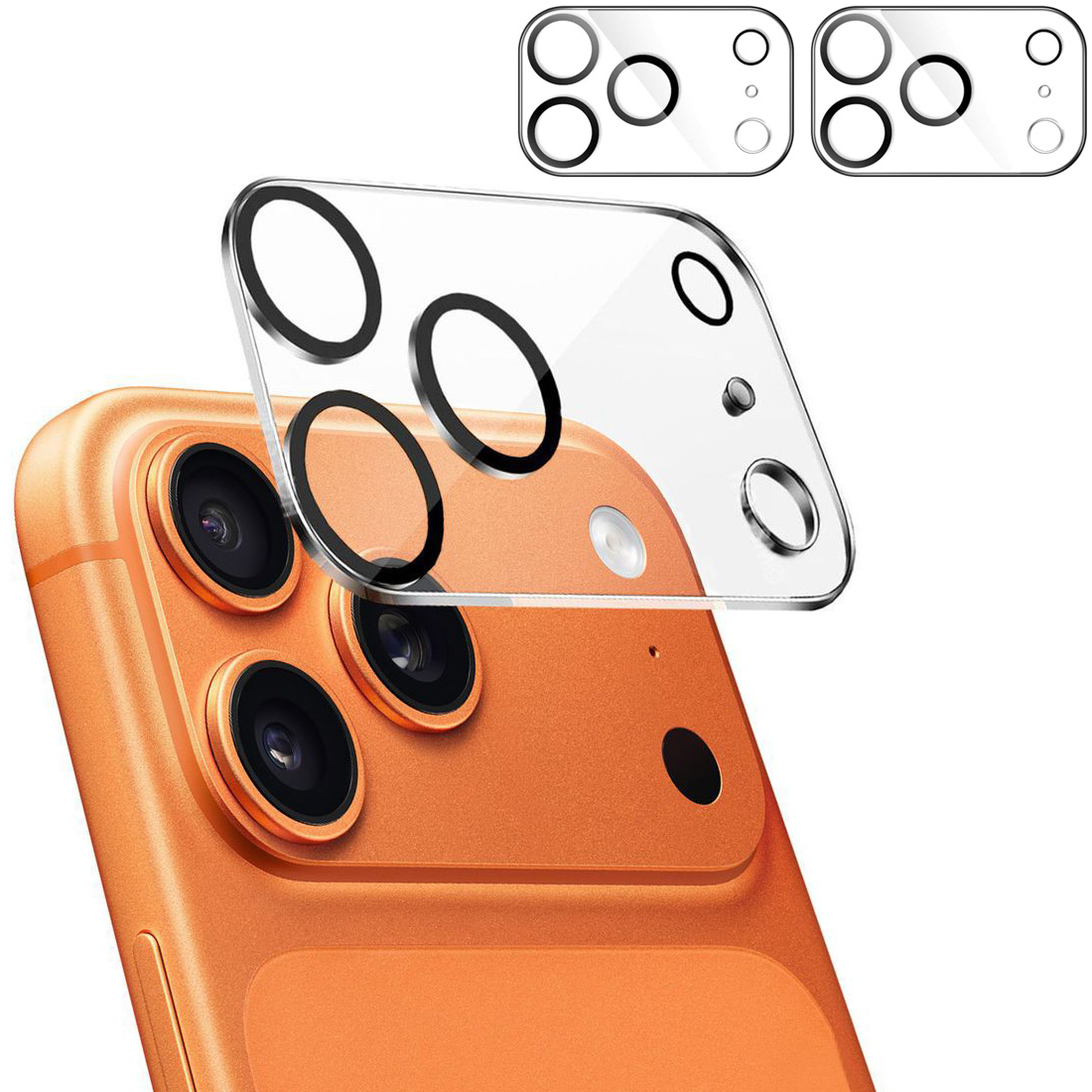 2x Pełne Szkło Hartowane na Aparat | Clear do Apple iPhone 17 Pro Max