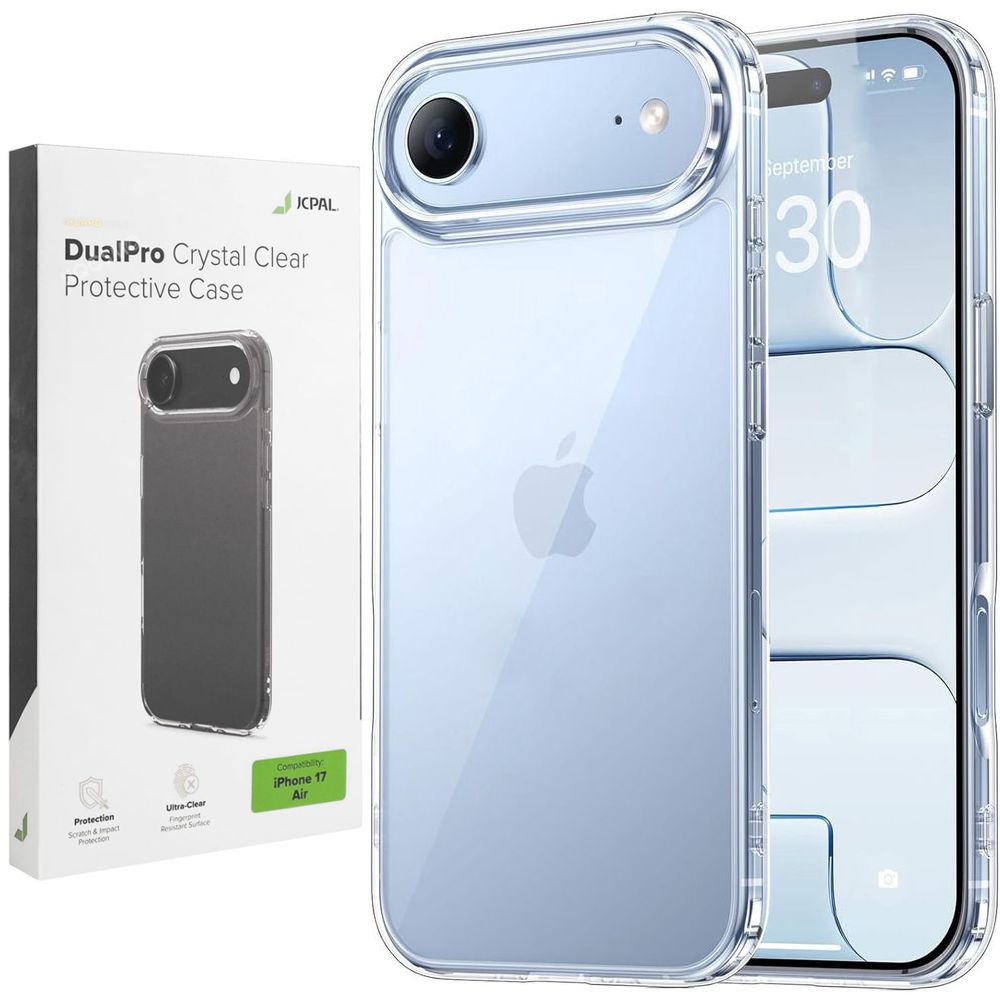 Etui JCPAL DualPro Case | Crystal Clear do Apple iPhone Air