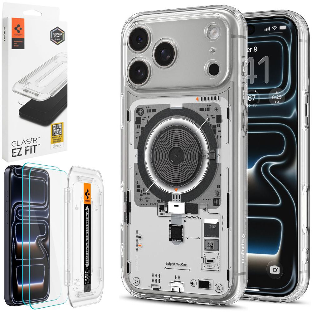 Etui SPIGEN Ultra Hybrid MagSafe | Neo One + 2x SZKŁO Spigen do Apple iPhone 17 Pro |