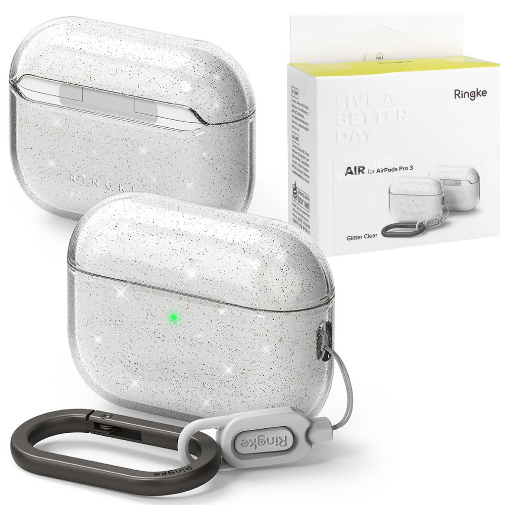 Etui RINGKE Air Case | Glitter Clear do Apple AirPods Pro 3