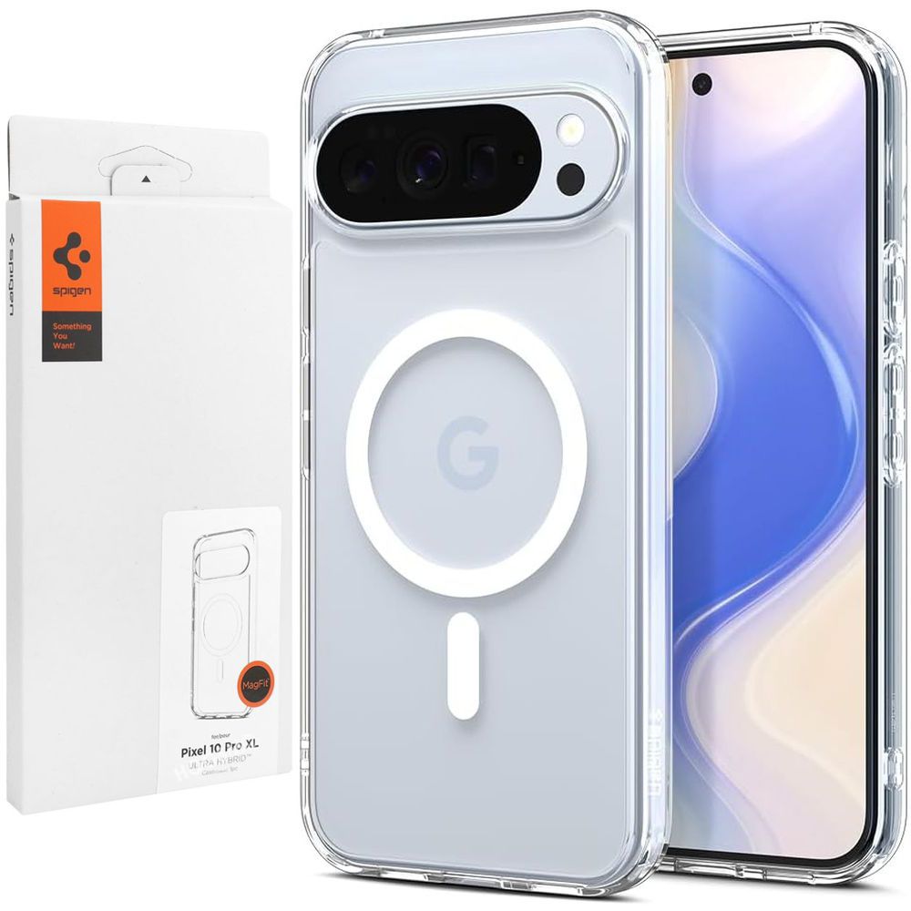 Etui SPIGEN Ultra Hybrid PixelSnap | Clear White do Google Pixel 10 Pro XL