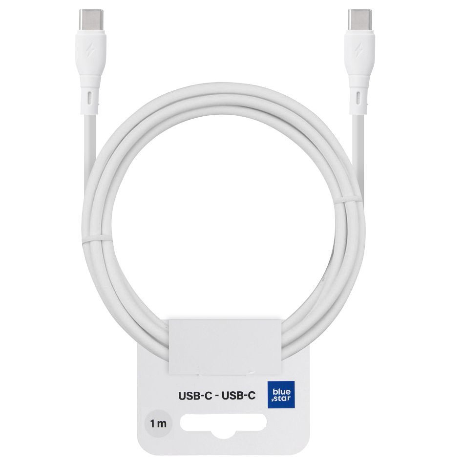 BS | Szybki Kabel USB-C PD | 60W | Biały | 100cm
