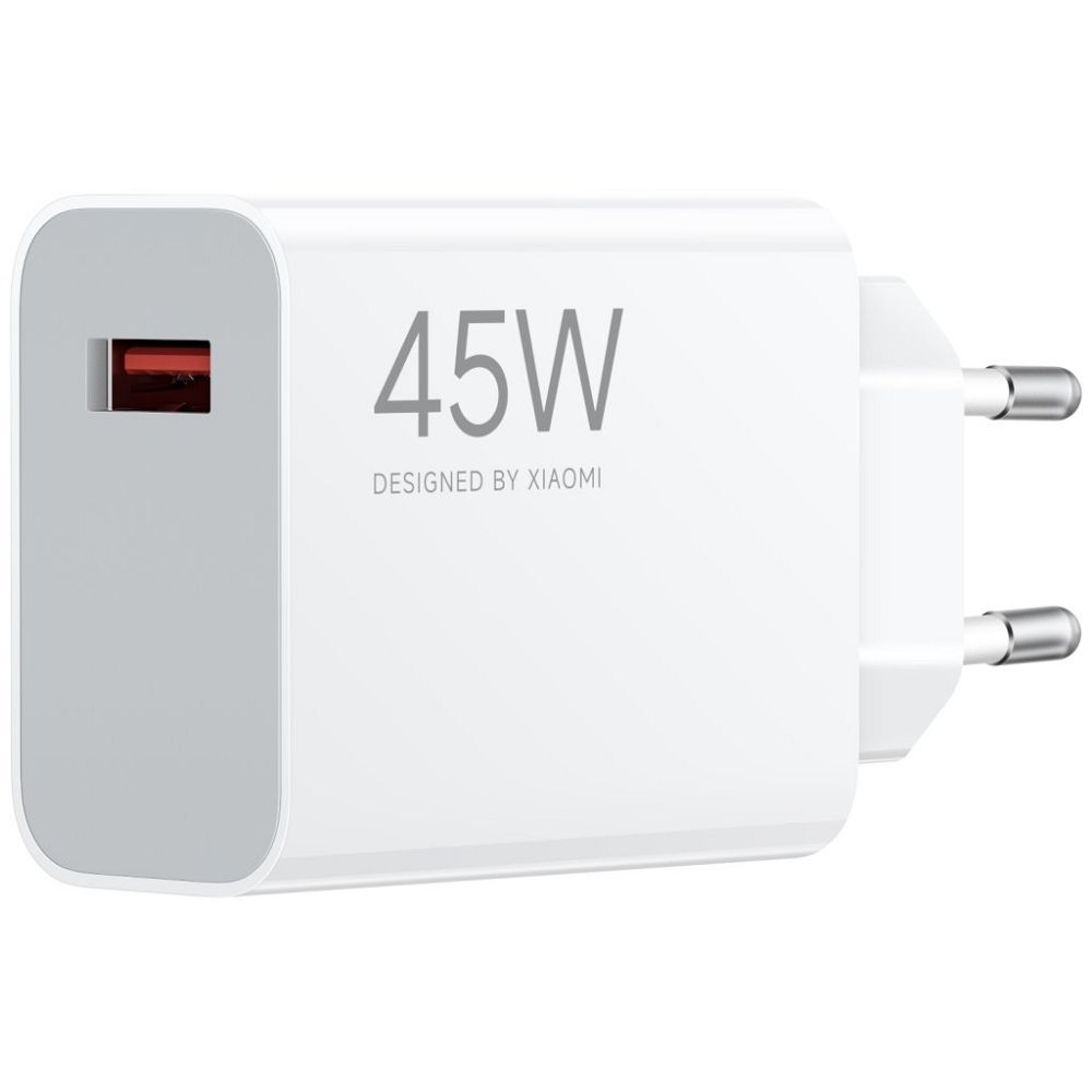 Xiaomi Turbo Charging 45W | Ładowarka Sieciowa USB-A | Biała