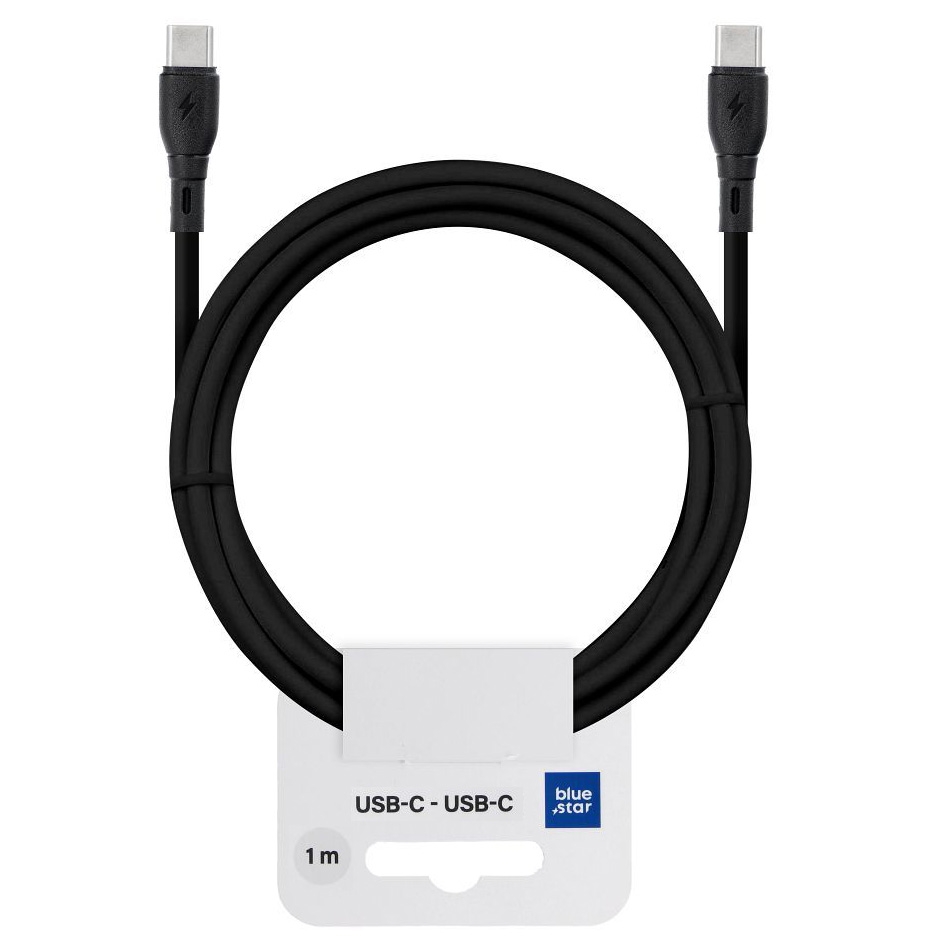BS | Szybki Kabel USB-C PD | 60W | Czarny | 100cm