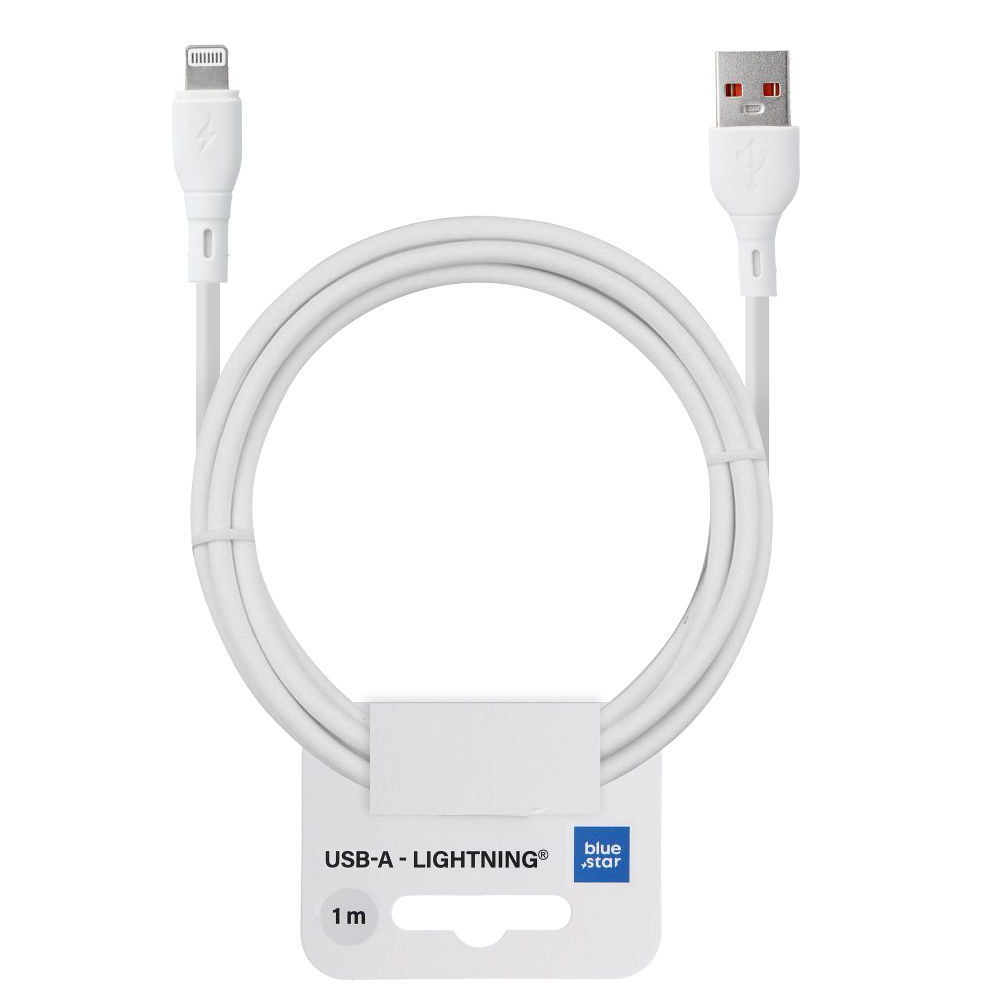 BS | Szybki Kabel USB na Apple Lightning | 27W | Biały | 100cm