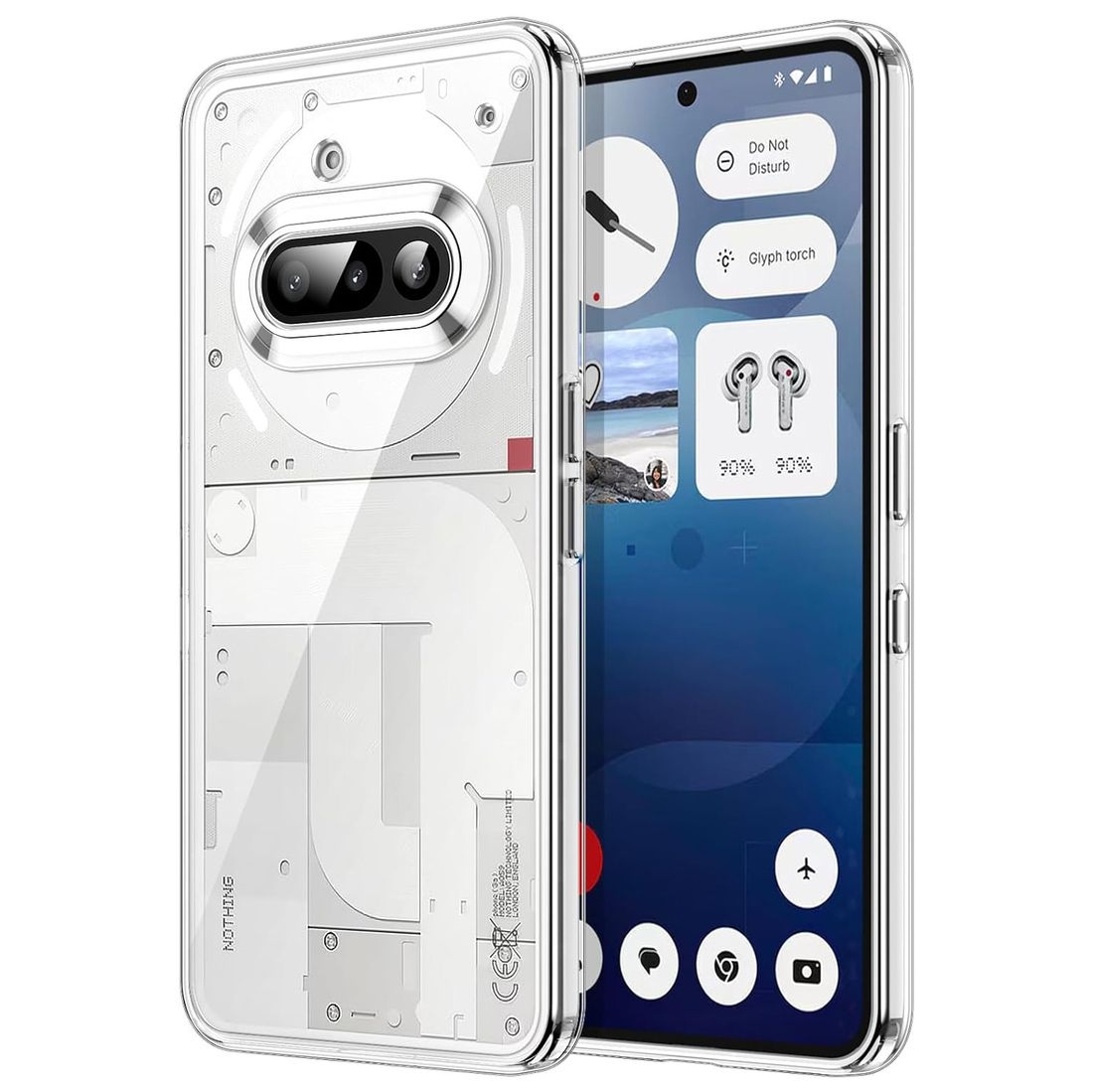 Etui Clear Hybrid Case | Crystal do Nothing Phone (3a)