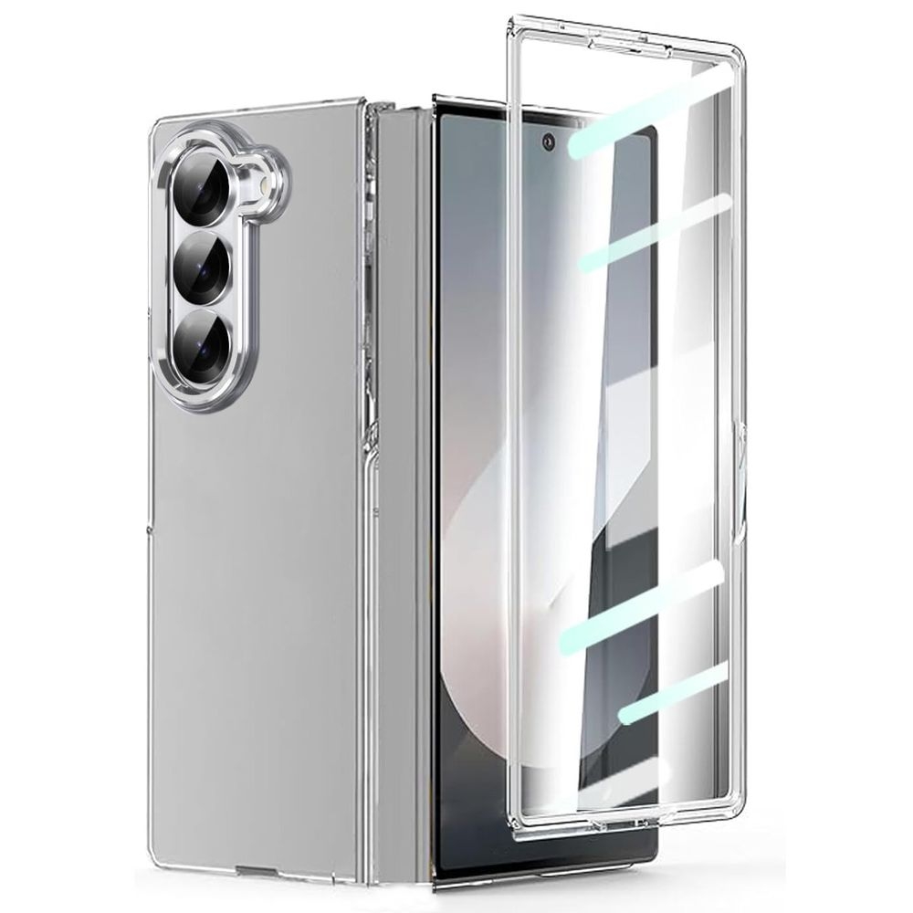 Etui Hybrid Case z Wbudowaną Osłoną Ekranu | Crystal Clear do Samsung Galaxy Z Fold7