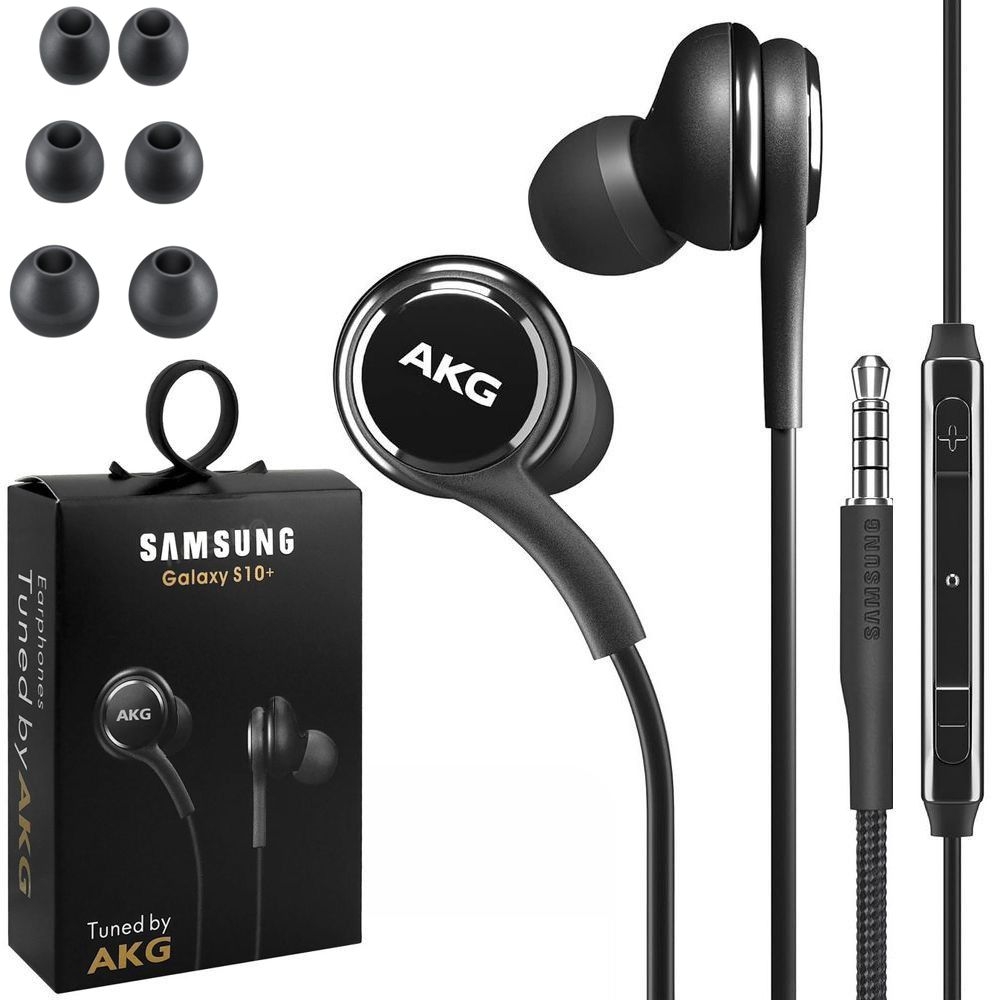 Samsung AKG | Słuchawki Dokanałowe Przewodowe z Mikrofonem | mini jack 3.5mm | Czarne