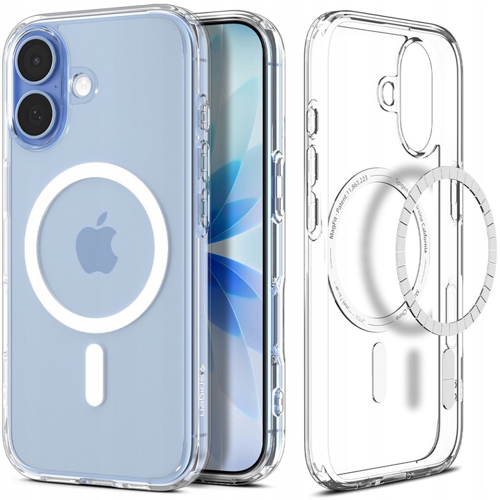 Etui SPIGEN Ultra Hybrid MagSafe | Clear White do Apple iPhone 17 |