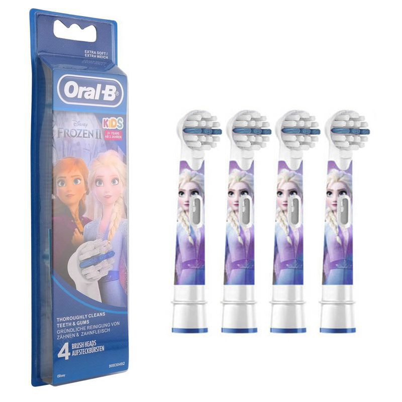 Oral-B | Kids 3+ Frozen II | Końcówki do Szczoteczki Elektrycznej | 4 sztuki