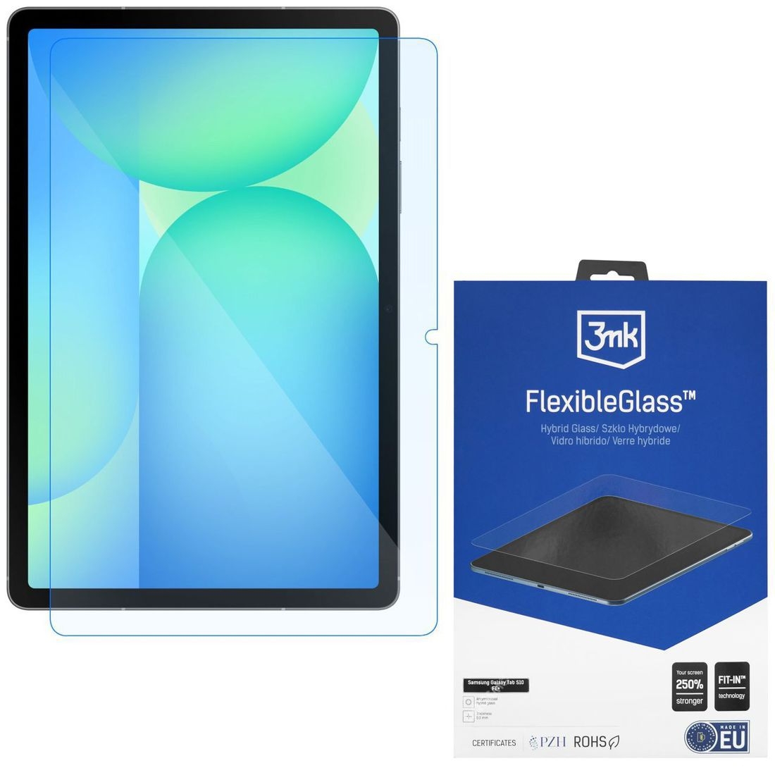 3mk Flexible Glass | Nietłukące Szkło Hybrydowe do Samsung Galaxy Tab S10 FE+ Plus 13.1