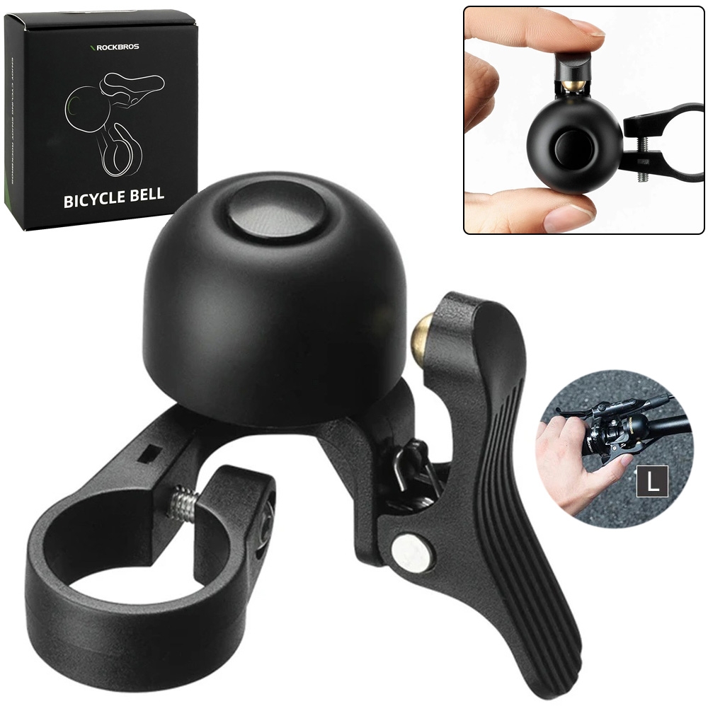 Rockbros | Metalowy Dzwonek Rowerowy | Głośny 100dB