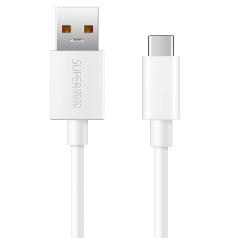 Oryginalny Kabel OPPO SuperVOOC 2.0 USB-C 6.5A 65W | 100cm | Biały