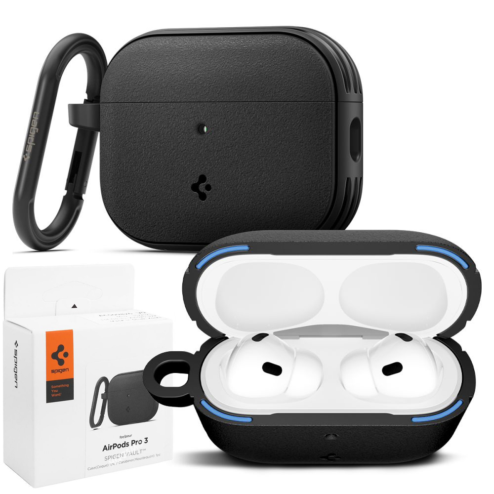 Etui SPIGEN Vault | Matte Black do Apple AirPods Pro 3