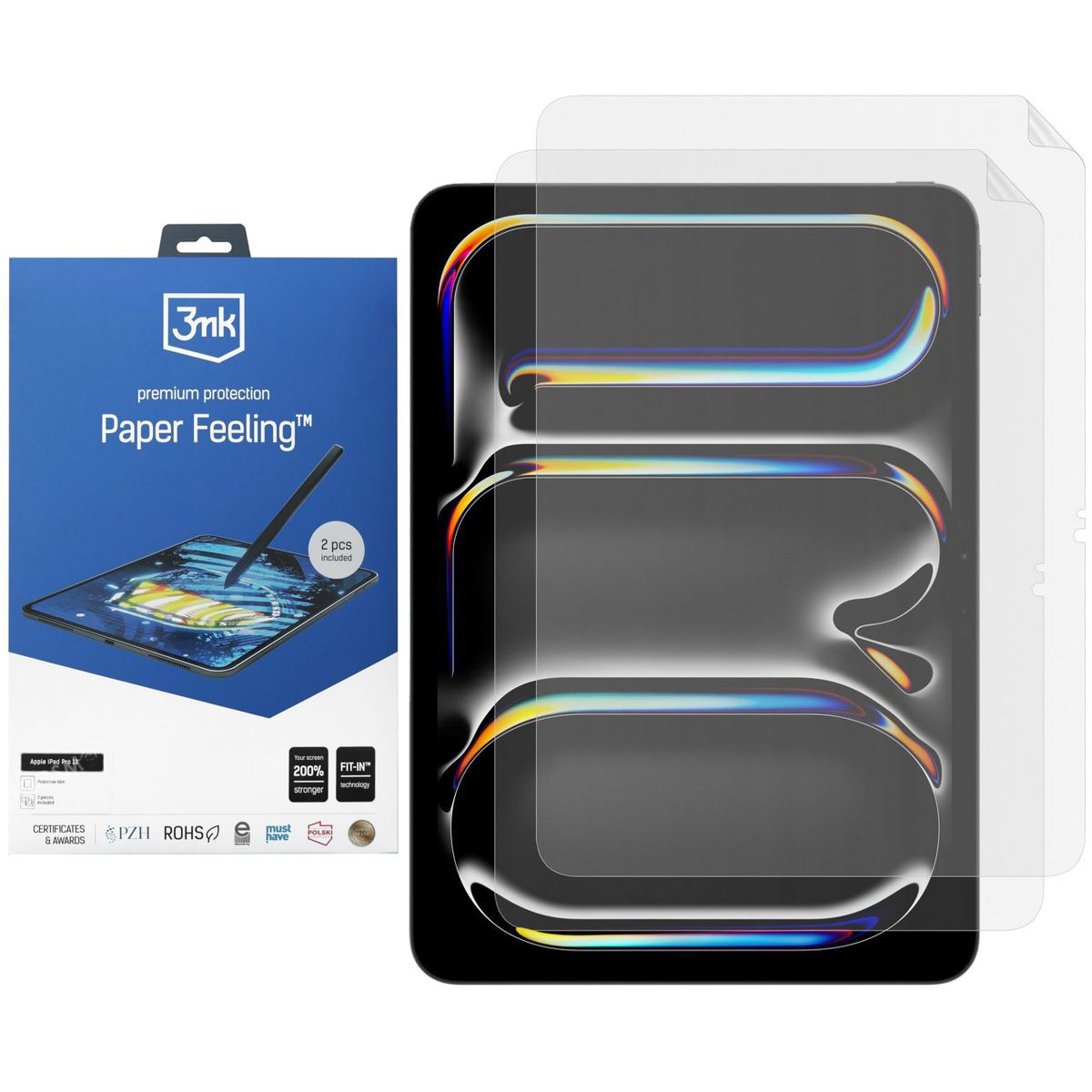 2x 3mk Paper Feeling | Matowa Folia Paper-like do Apple iPad Pro 13 M5 2025 8 gen.
