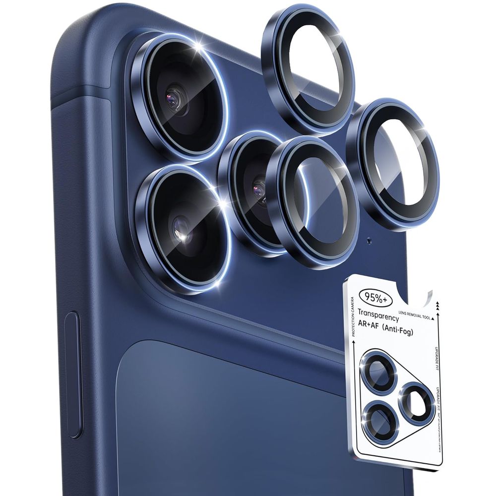 Osobne Szkła Ochronne na Aparat  | Deep Blue do Apple iPhone 17 Pro / 17 Pro Max