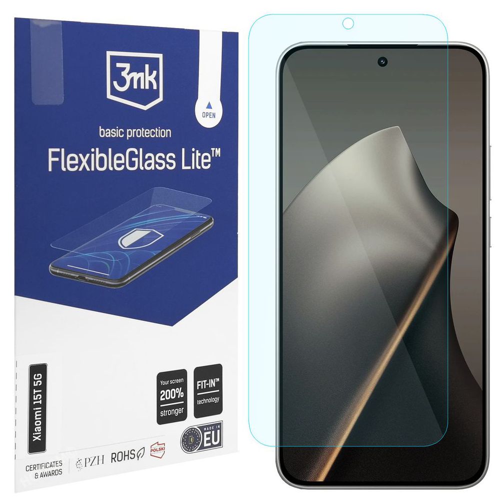 3mk Flexible Glass Lite | Nietłukące Szkło Hybrydowe do Xiaomi 15T 5G