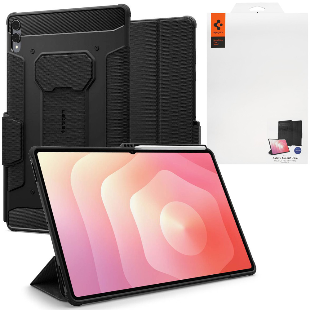 Etui SPIGEN Rugged Armor PRO | Black do Samsung Galaxy Tab S11 Ultra