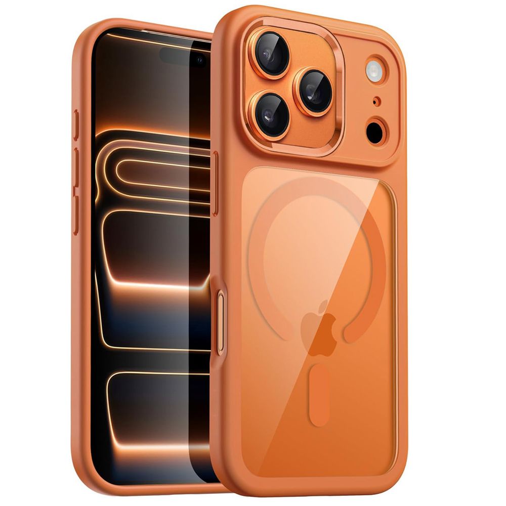 Etui Hybrydowe Clear Case z MagSafe | Cosmic Orange do Apple iPhone 17 Pro Max