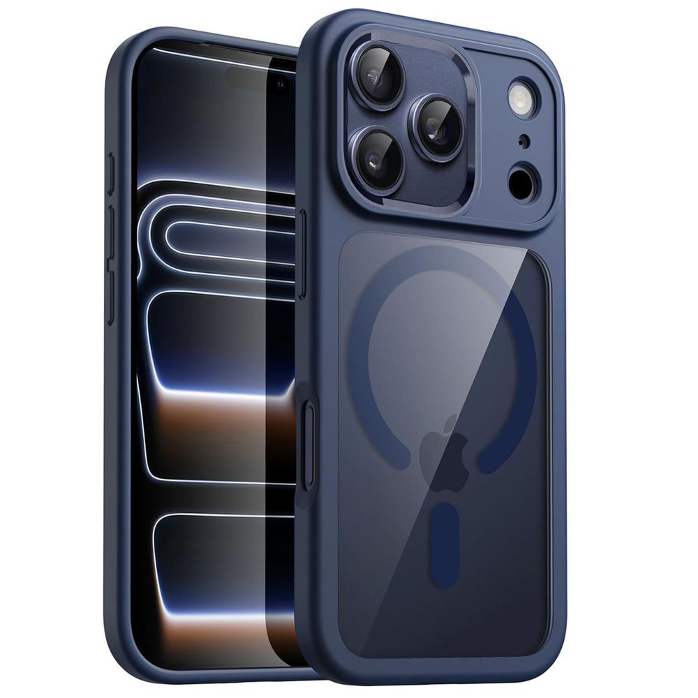 Etui Hybrydowe Clear Case z MagSafe | Deep Blue do Apple iPhone 17 Pro |