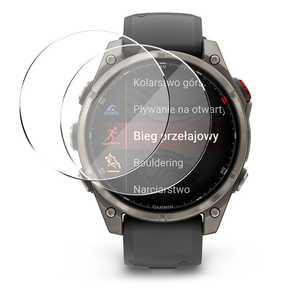 2x Szkło Ochronne Hartowane | 9H 2.5D do Garmin fenix 8 Pro 47mm, AMOLED