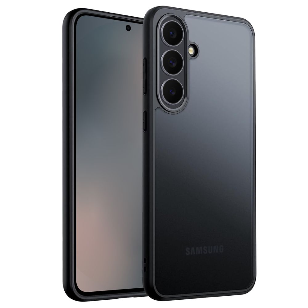 Etui Hybrydowe Matte Case | Black do Samsung Galaxy S25 FE