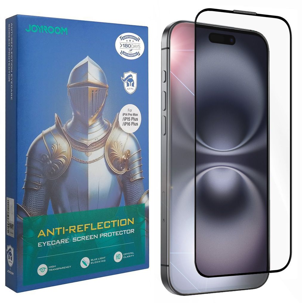 Joyroom | Szkło ANTYREFLEKSYJNE do Apple iPhone 16 Plus / 15 Plus