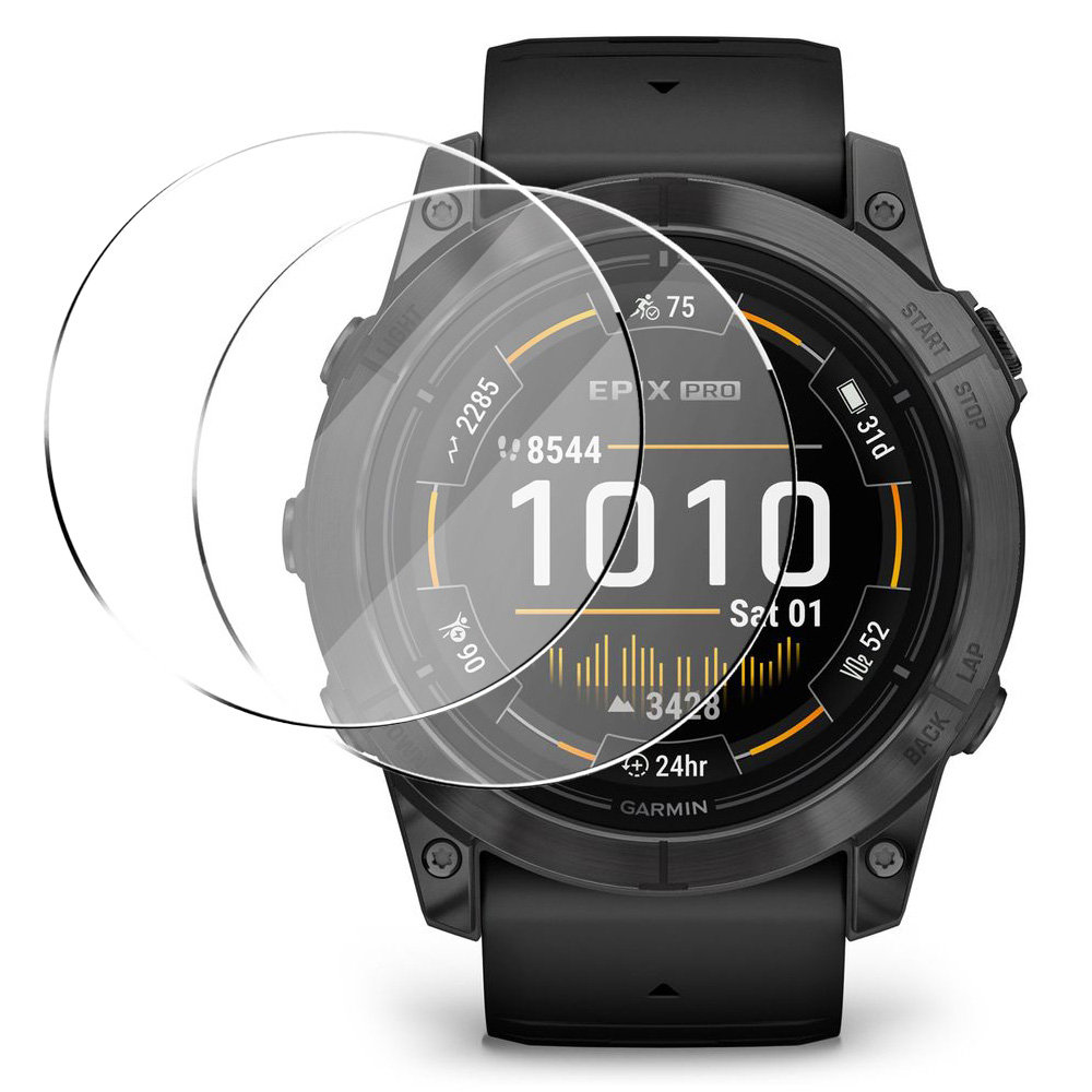 2x Szkło Ochronne Hartowane | 9H 2.5D do Garmin Epix Pro (Gen 2) 51mm