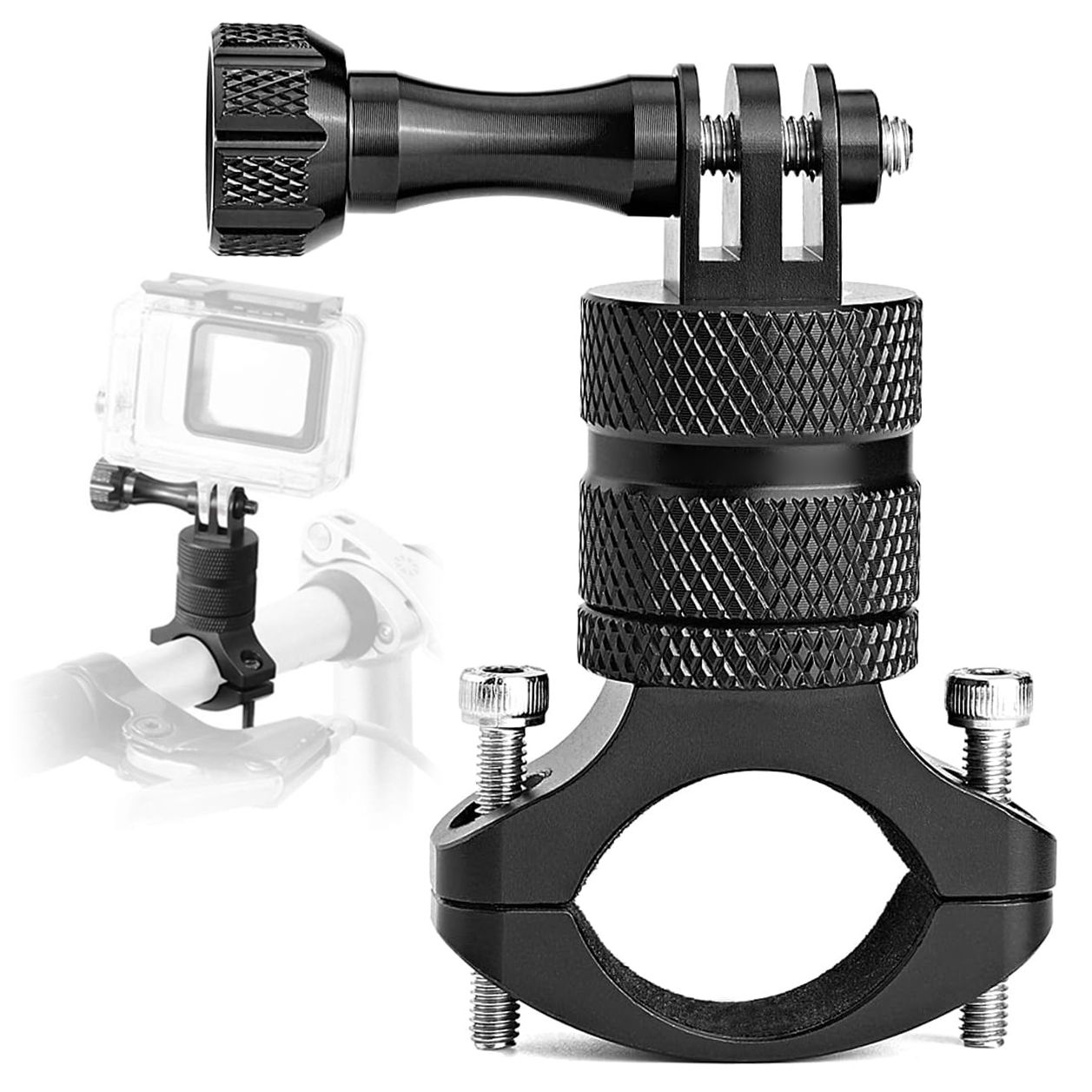 Metalowy Uchwyt na Kierownicę do Kamery Sportowej GoPro Insta360 DJI