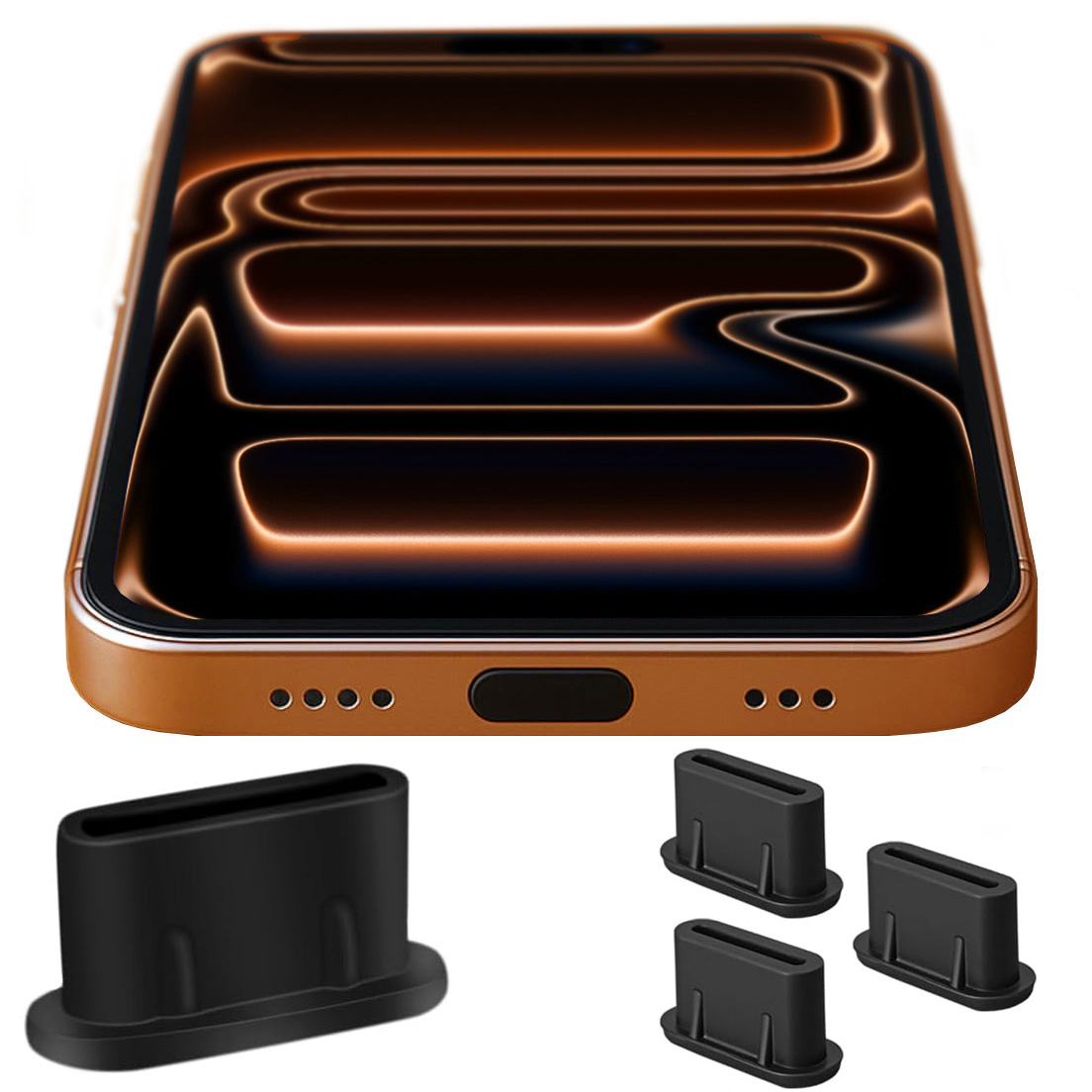 3x Dust Cover | Osłona Zatyczka Zaślepka Portu Ładowania USB-C