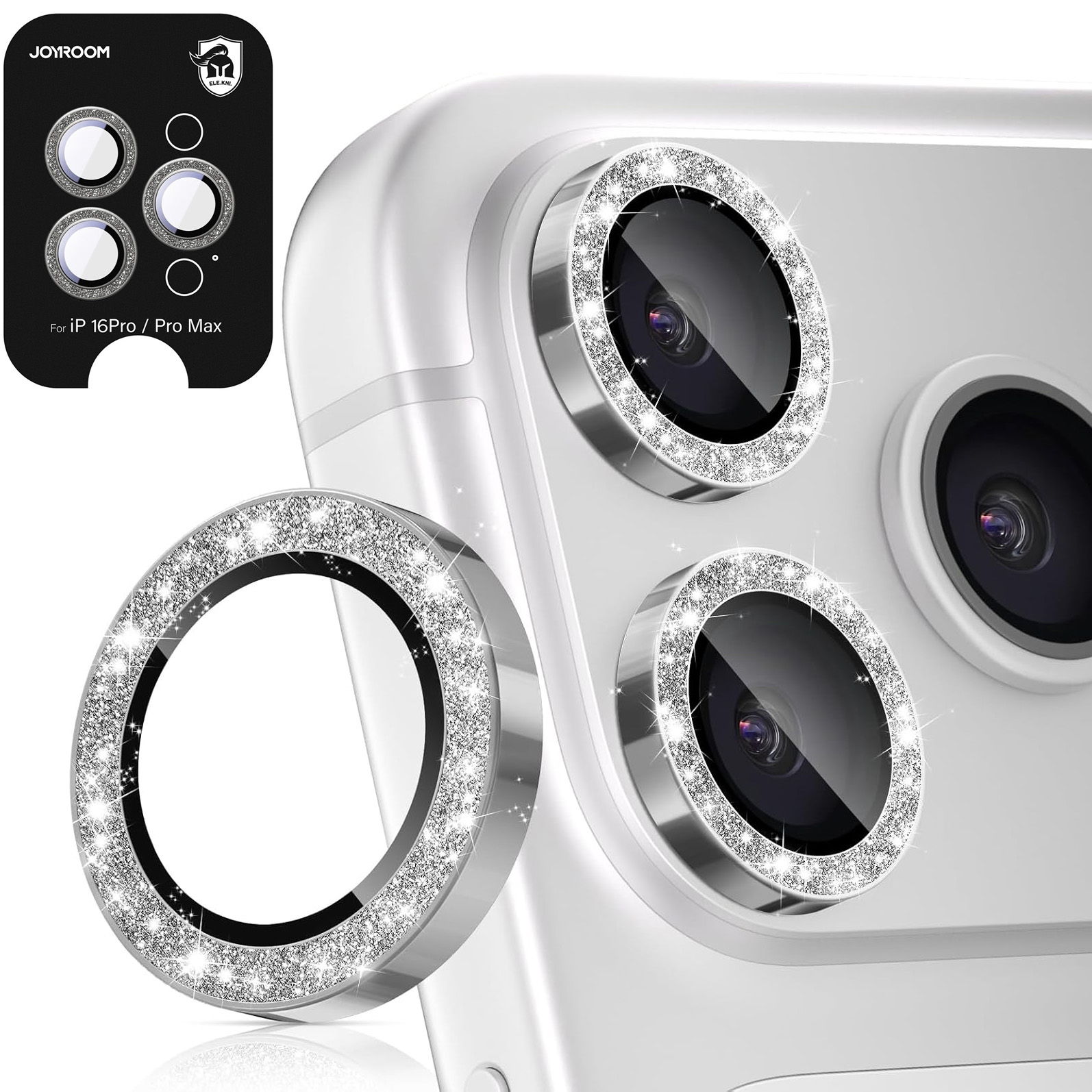 Joyroom | Osobne Szkła Ochronne na Aparat  | Glitter do Apple iPhone 17 Pro / 17 Pro Max