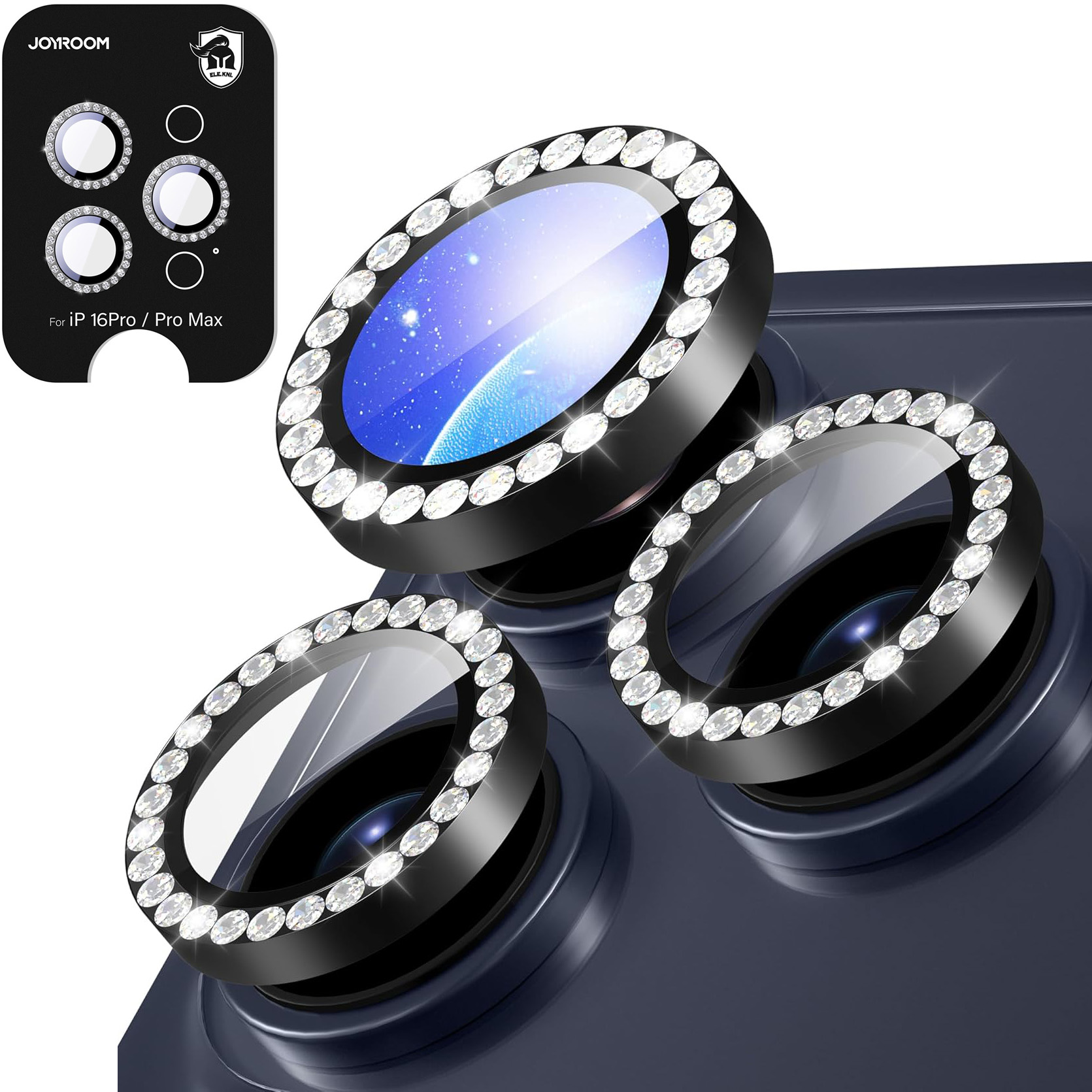 Joyroom | Osobne Szkła Ochronne na Aparat  | Crystal do Apple iPhone 17 Pro / 17 Pro Max