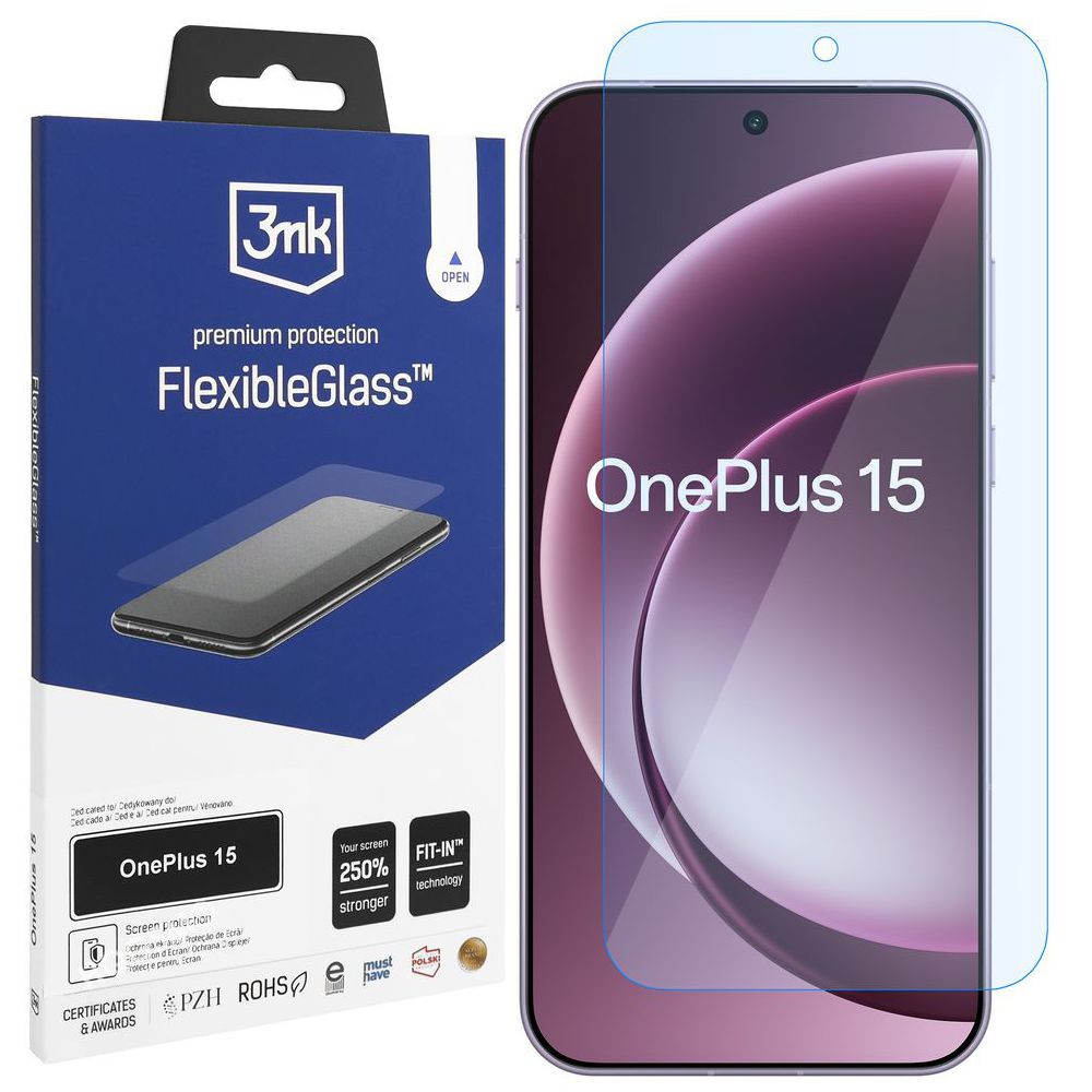 3mk Flexible Glass | Nietłukące Szkło Hybrydowe do OnePlus 15