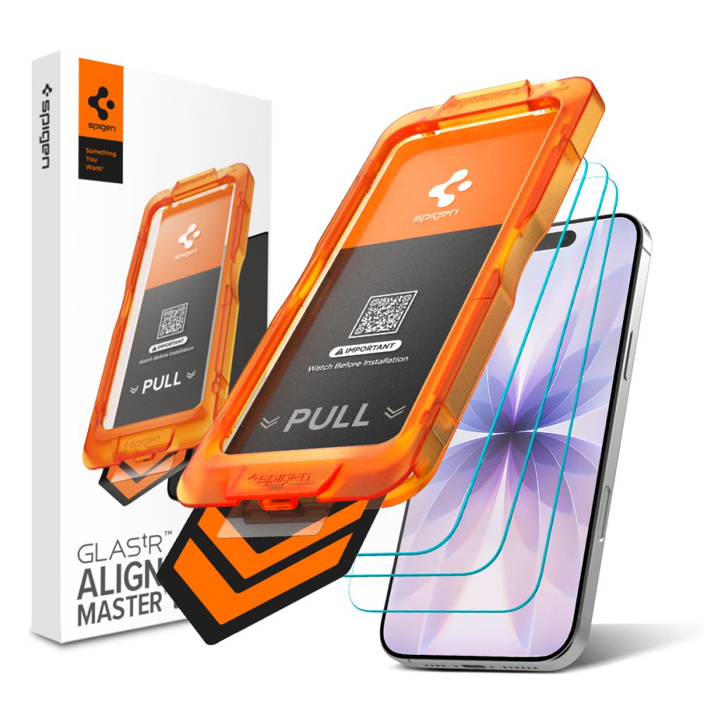 Szkło Hartowane SPIGEN Glas.tR AlignMaster S 3-PACK do iPhone 17