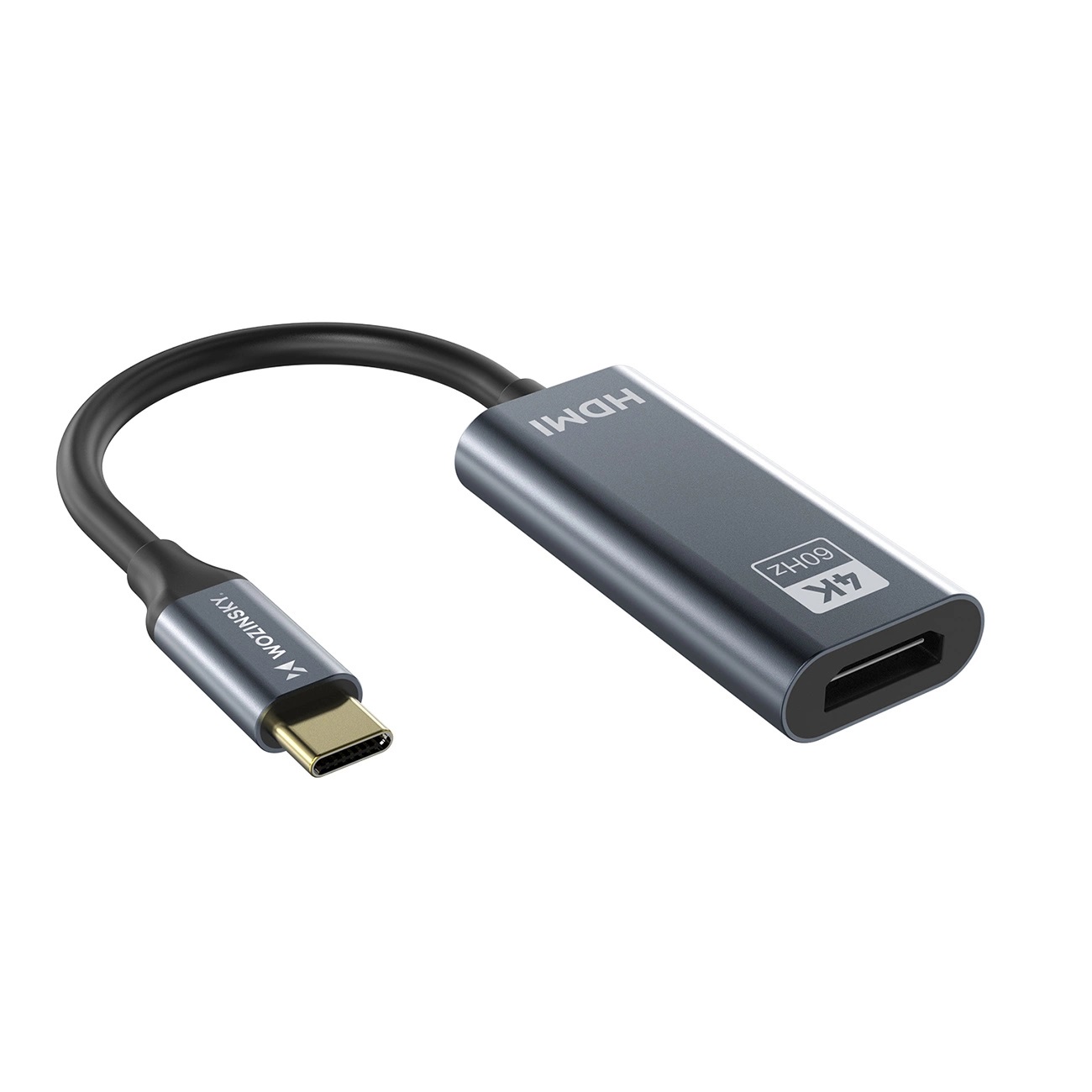 Adapter Kabel USB-C do HDMI | Przejściówka 4K 60Hz | 19cm