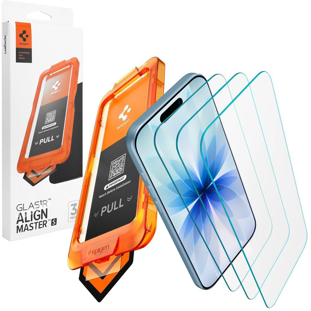 Szkło Hartowane SPIGEN Glas.tR AlignMaster S 3-PACK do iPhone 17