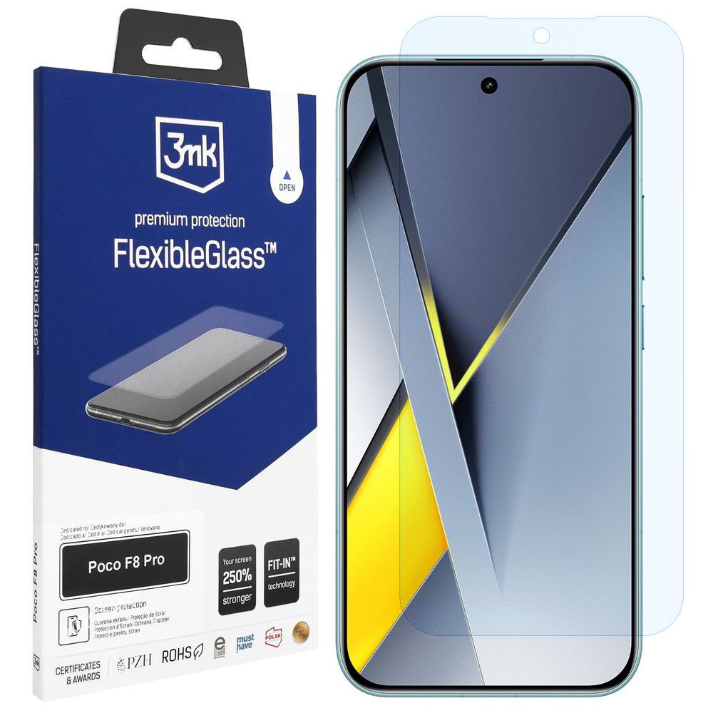 3mk Flexible Glass | Nietłukące Szkło Hybrydowe do Xiaomi POCO F8 Pro