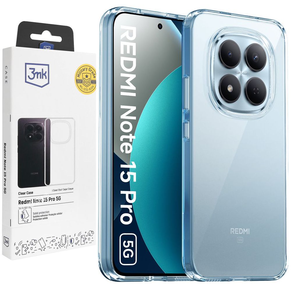 Etui 3mk Clear Case | Bezbarwne do Xiaomi Redmi Note 15 Pro 5G