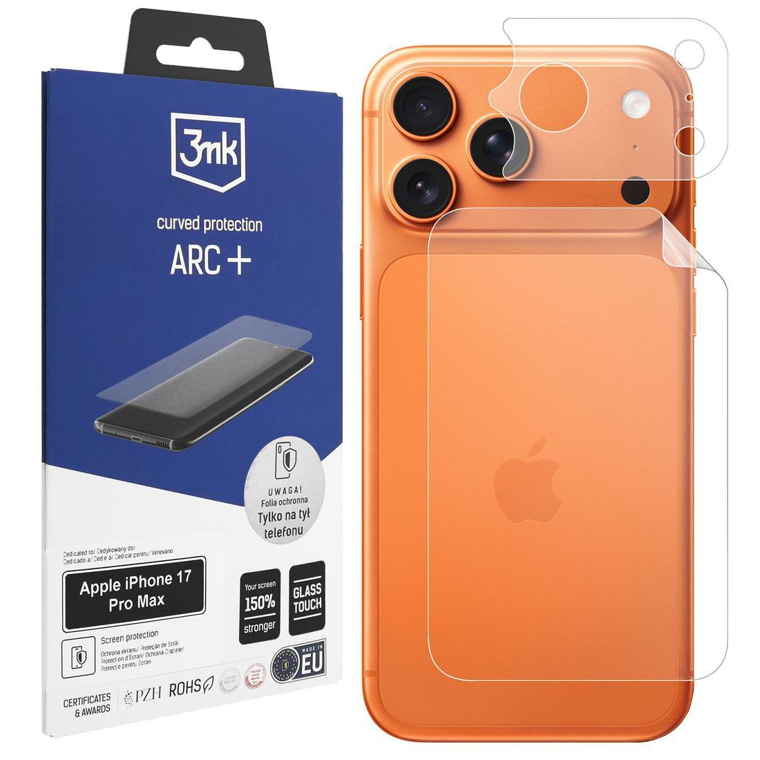 3mk Protection ARC+ Back | Folia Tył Telefonu do Apple iPhone 17 Pro Max
