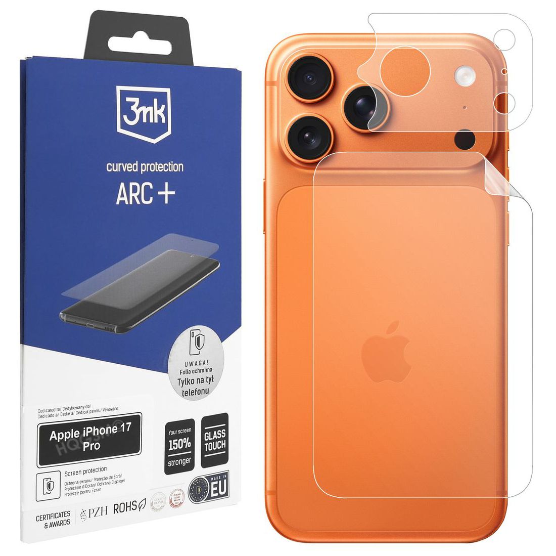 3mk Protection ARC+ Back | Folia Tył Telefonu do Apple iPhone 17 Pro |