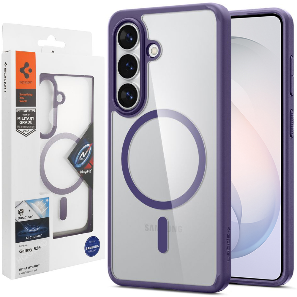 Etui SPIGEN Ultra Hybrid MagSafe | Deep Purple do Samsung Galaxy S26