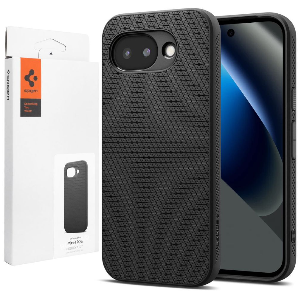 Etui SPIGEN Liquid Air | Black do Google Pixel 10a