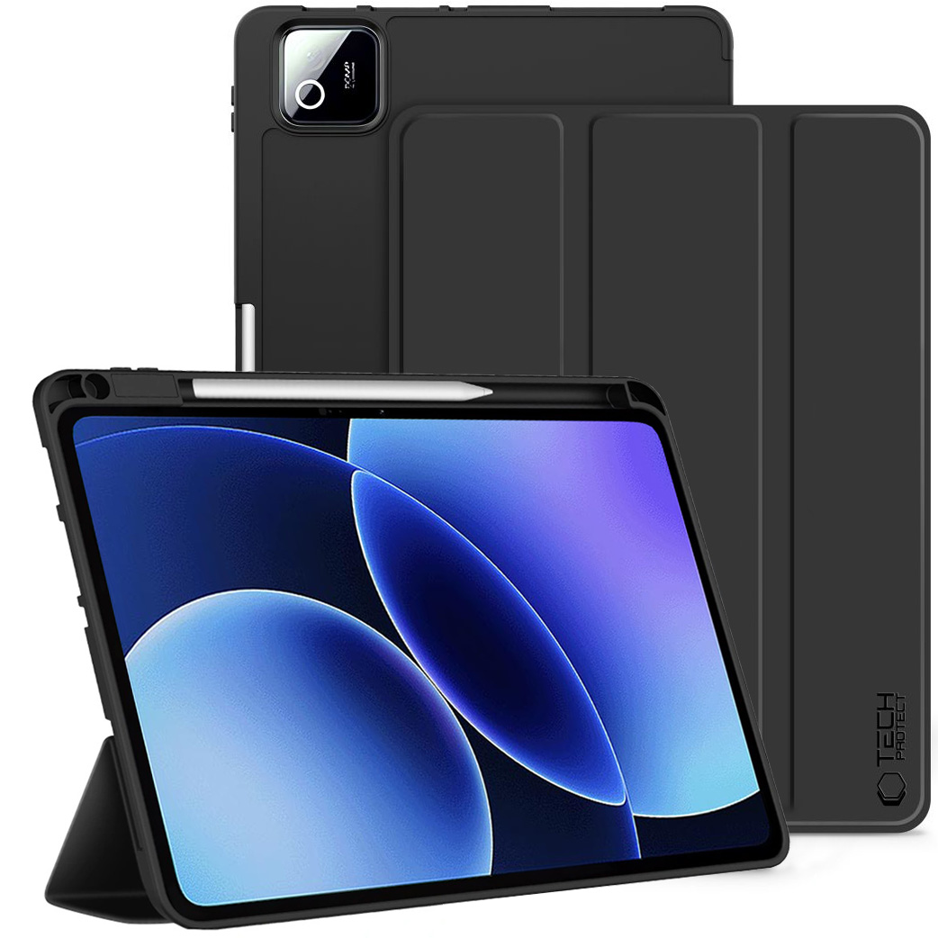 Zamykane Etui Smart Case na Pencil | Black do Xiaomi Pad 8 / 8 Pro