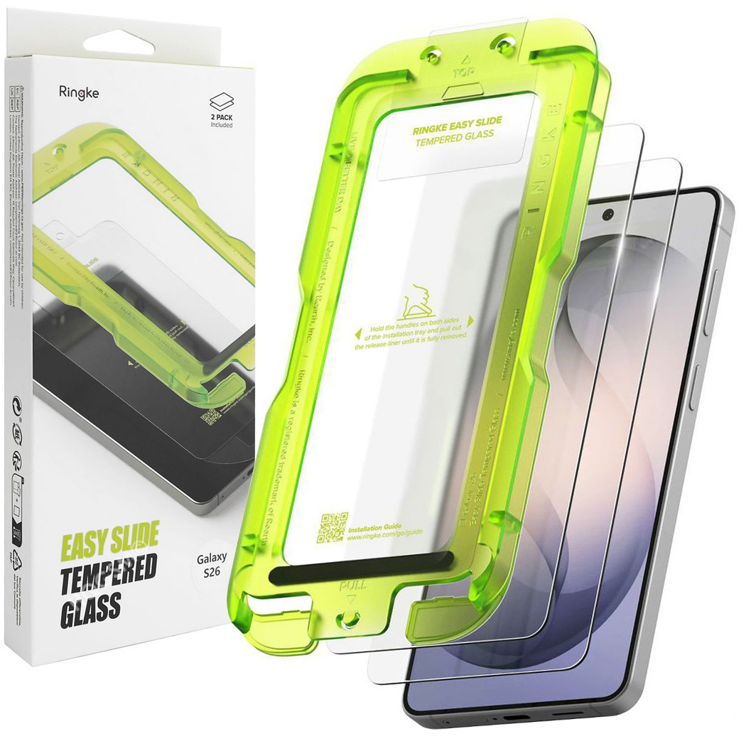 2x Szkło Hartowane RINGKE Easy Slide Tempered Glass + Aplikator do Samsung Galaxy S26